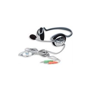Manhattan 175524 Behind The Neck Stereo Headset + Microphone