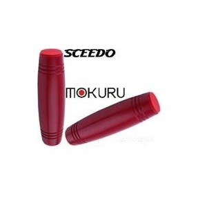 Sceedo SCMKCOATDORG01 Mokuru Coated Finish Dark Orange Fidget Stick Stress Toy