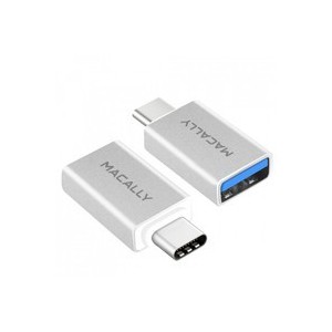 Macally UCUAF2 USB-C to USB A Adapter - 2 Pack
