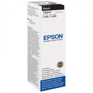 Epson ET66414A Black Ink Bottle 70ml